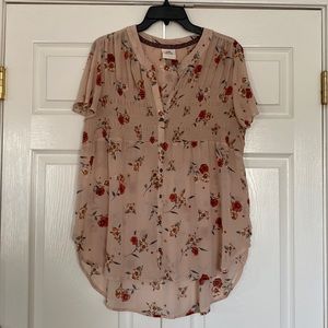 Knox Rose Sheer Flowered Top
